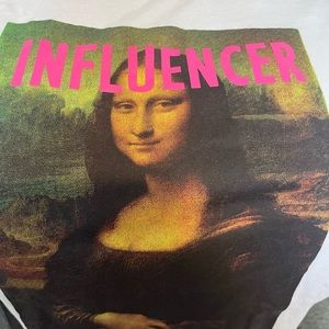 Medium graphic T-shirt.